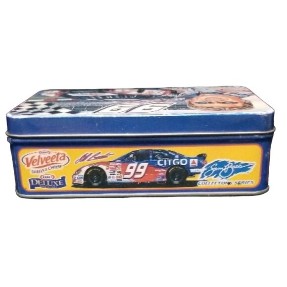 Vintage Nascar Jeff Burton #99 Tin Box  Citgo Sam Bass Series Kraft Racing - Picture 5 of 6